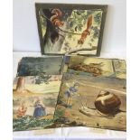 48 Enid Blyton Nature Series prints by Eileen A Soper.