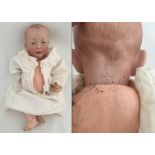 Kammer Reinhardt K & R Kaiser baby socket head doll.