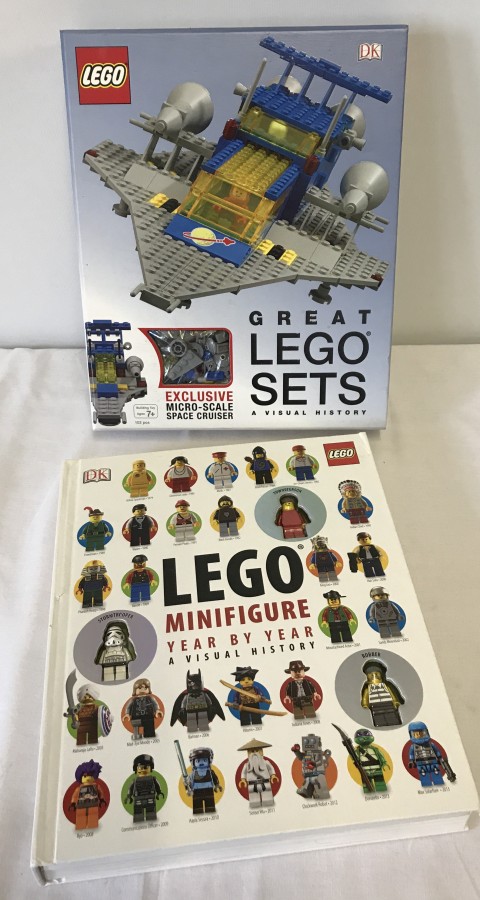 2 large Lego books by DK.