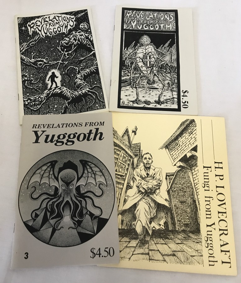 3 issues of 'Revelations from Yuggoth together with H.P. Lovecraft - Fungi from Yuggoth.