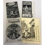 3 issues of 'Revelations from Yuggoth together with H.P. Lovecraft - Fungi from Yuggoth.