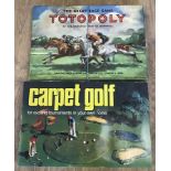 2 boxed games - Carpet Golf & Totopoly