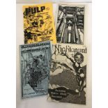 4 black & white print magazine horror stories. 1985-90.