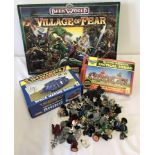 A collection of boxed & unboxed Warhammer wargame figures.