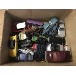 A box of mixed diecast.