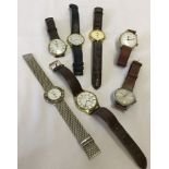 A quantity of assorted gents wrist watches.