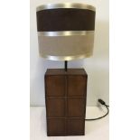 A David Hunt designer table lamp.