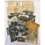 4 John Player & Sons cigarette card albums together with a quantity of postcards.