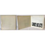 The Beatles White Album, 1968 Mono 1st pressing. Top opening with black dust sleeves.