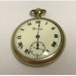 A vintage gold plated Berwyn Swiss made pocket watch.