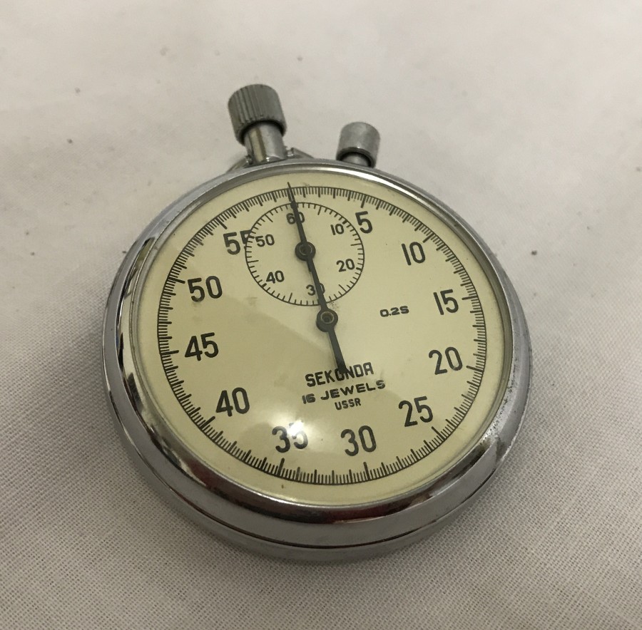 A Russian stopwatch by Sekonda.