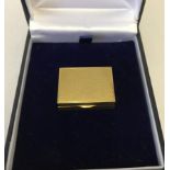 An Asprey 18ct yellow gold pill box.