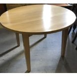 A modern beech dinning/kitchen table.