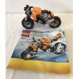 Lego Creator street bike 7291.