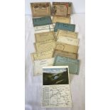 A collection of 16 souvenir letter cards dating from the 1930's mainly unused.