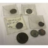 7 antique / ancient coins.