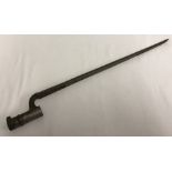A Victorian socket bayonet.