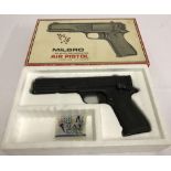 A boxed Milbro 20 shot BB repeater Air pistol.