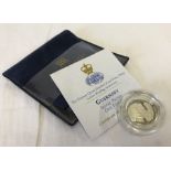 A Royal Golden Wedding Guernsey silver proof £1 coin.