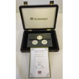 Boxed 2011 Royal Wedding silver £5 coin set.