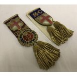 2 Victorian Masonic material and bullion medals.