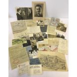 A collection of photographs and ephemera relating to Sgt Geoffrey Eagle of the Royal Air Force