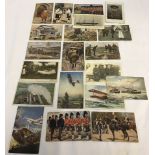 20 cWW1 military subject postcards.