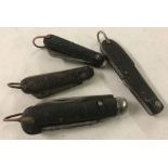 4 military penknives/tools