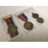2 military Tug of War medals together with 2 Army Cadet medals.