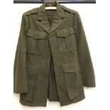 A WWII US Army Air Force long type pilots jacket.
