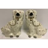 A pair of vintage Beswick spaniel dogs, model #1378-2