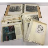 A collection of ephemera relating to the late artist and art critic Richard Seddon.