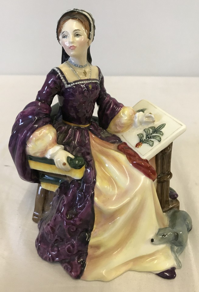 A Royal Doulton limited edition Mary Tudor porcelain figurine.