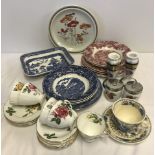 A quantity of assorted vintage china.