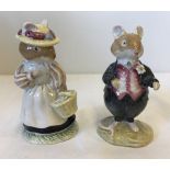 2 Royal Doulton "Brambly Hedge" ceramic figurines.