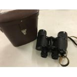 A cased pair of Carl Zeiss Jena binoculars.