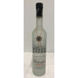 A 75cl bottle of Belvedere Polish Vodka.