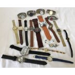 A collection of ladies and gents watches to include Accurist and Seconda.