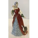 A Royal Doulton limited edition Ann Boleyn porcelain figurine.