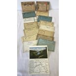 A collection of 16 souvenir letter cards dating from the 1930's mainly unused.