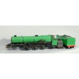 An early 20c live steam garden locomotive 4-6-2, and tender with another unassociated tender, the