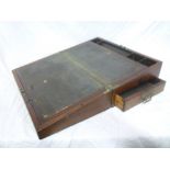 A Victorian mahogany rectangular writing