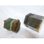 An old German hexagonal concertina with