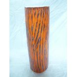 A 1960's Poole pottery cylindrical vase