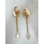 A pair of Britannia silver ornamental te