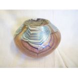 A Cornish art glass tapered bowl by Norm