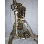 An unusual Edwardian motorcycle engine b