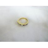 An 18ct gold eternity-style dress ring s