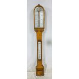 A 19th century mercury stick barometer b