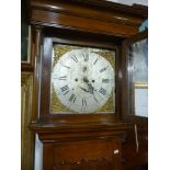 A longcase clock by Lindley of Leicester